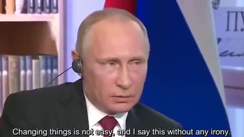 Putin says US politicians are essentially elected puppets. (2017)