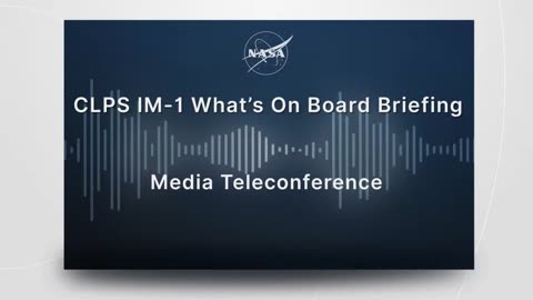 CLPS IM-1 What’s On Board Briefing (Jan. 31, 2024)