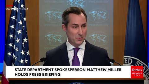 'You Weren't Listening Very Closely'- State Dept Spokesperson Has Tense Clash About Israel's Conduct