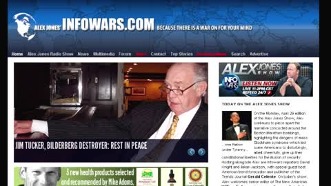 The Alex Jones Show. Deconstructing The New World Order with William F. Jasper.