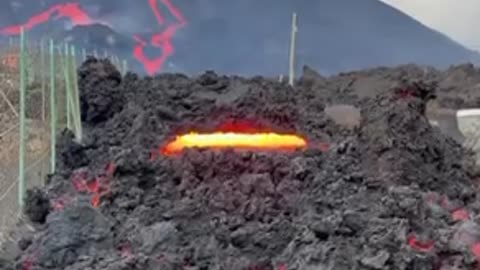 Lava of La Palma Volcano