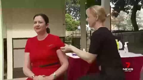 Annastacia Palaszczuk fake vaccination