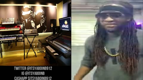 Behind The scenes in the studio with N.B recording his new single "Put it on me"