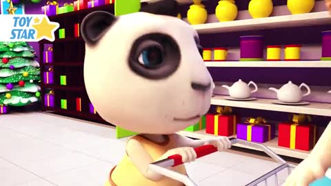 Rescue Team FireTruck and Panda | Funny Cartoon Kids | Dolly and Friends 3D