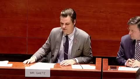 Matt Gaetz goes head-to-head with FBI Director Wray on the FBI’s awareness of the COVID-19 origins.