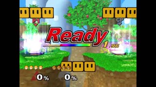 Super Smash Bros Melee (ssbm) - Zelda vs Peach (lv9 cpu)