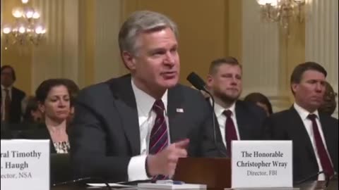 Christopher Wray Laughs in Acknowledgement, He Knows Joe Biden Admitting to Finding “Classified Stuff Downstairs”