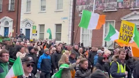 Dublin, Ireland - Stop bringing in all these immigrants