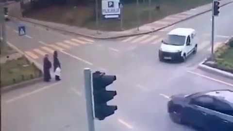 Be carefull while crossing the Road