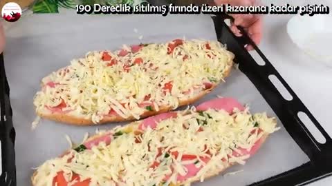 ONLY 1 BREAD MATERIAL YOU WANT TO DO ‼️ AWESOME DELICIOUS PIZZA