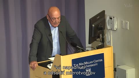 Vladimir Pozner, prednáška na prestížnej YALE UNIVERZITY v USA