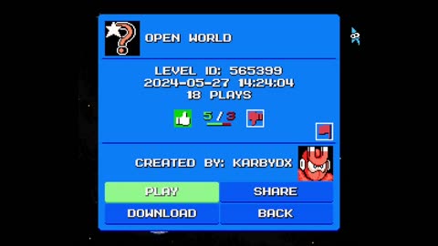 Mega Man Maker Level Highlight: "Open World" by KarbyDX