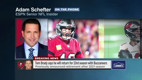 Adam Schefter details Tom Brady's return to Tampa for his 23rd season