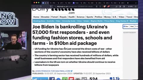 SHOCK REPORT: Biden Is FUNDING Ukraine's Fashion Stores, Art Schools, Farmers With YOUR Tax Dollars