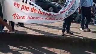 Protesta personal de la salud en Cartagena