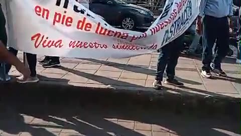 Protesta personal de la salud en Cartagena