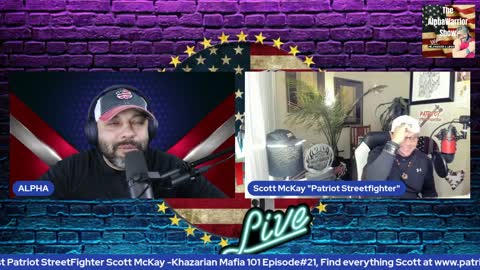 Khazarian Mafia 101 with Patriot StreetFighter Scott McKay (AlphaWarrior Show)