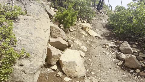 Very Rocky Ascension of Black Butte Trail – Deschutes National Forest – Central Oregon – 4K