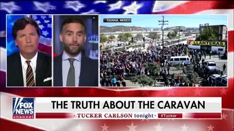 Tucker pins down Univision anchor over migrant caravan