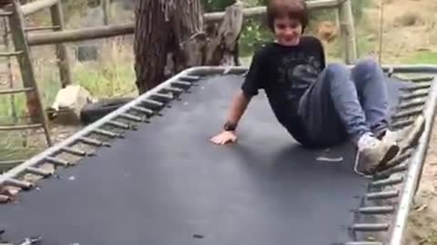 Collab copyright protection - black grey trampoline breaks