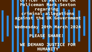 ex- PC Mark Sexton Phoned Call with MI5 (20 Mar 2024)