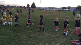 Distracted Girl Gets Run Over During Soccer Game