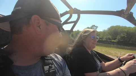 Amber Drives the RZR....scary!!!