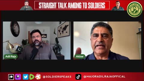 Straight Talk Among Soldiers| Mejor ® Adil Raja With Col Akbar Hussain