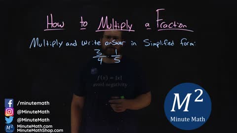 How to Divide a Fraction | 2/5 ÷ (-3/7) | Part 1 of 4 | Minute Math
