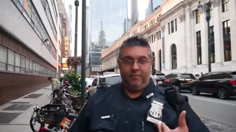 NYC Man GOES OFF After Migrant Facility Private Security Try To Intimidate Him