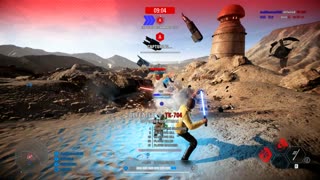 SWBF2: Instant Action Rebel Alliance Jabba Palace (Co-Op Mission Attack) Gameplay
