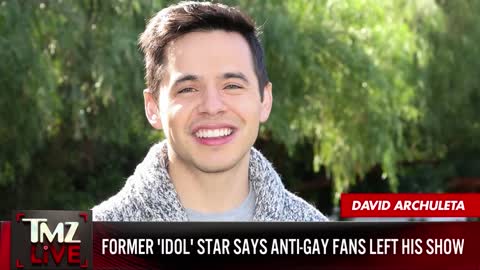 'American Idol' David Archuleta Says Fans Left Show After He Talked Being Queer TMZ Live