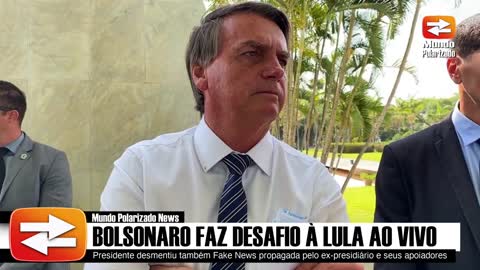 Presidente Bolsonaro FAZ DESAFIO ao Ex Presidiáro - Mundo Polarizado