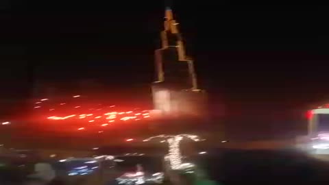 Fireworks at World largest Building