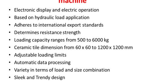 Tiles & Ceramics Testing Instruments