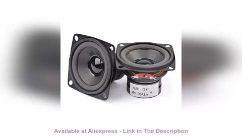 ❄️ AIYIMA 2Pcs Mini Audio Portable Speakers 8 Ohm 10W Full Range Multimedia Speaker DIY For Home