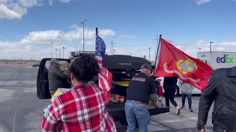 🇺🇸 AT THE TRUCKERS FOR FREEDOM USA ADELANTO STADIUM NOW! THE CONVOY IS ON! HOW CAN YOU HELP?