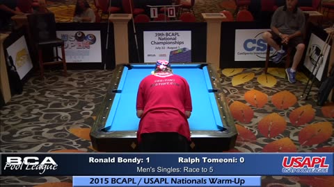 Bondy vs Tomeoni ▸ 2015 BCAPL⁄USAPL Nationals Warm-Up