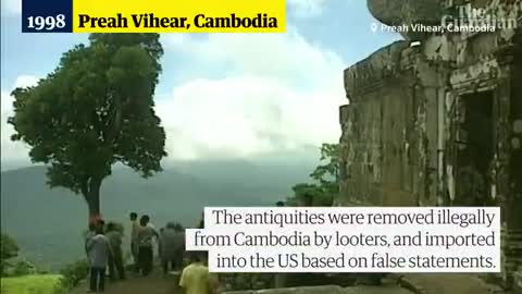 US return looted antiquities to Cambodia- 'The souls of our culture'_batch
