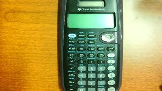 Writing the mole with the TI-36x Pro