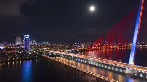 Hyperlapse Along Suspension Bridge