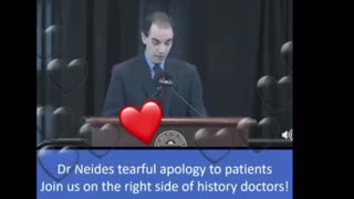 Dr. Dan Neides gives tearful apology for pushing vaccines