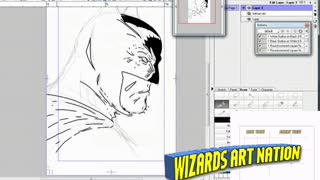 Drawing Batman the easy way.