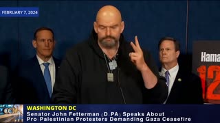 WAR: Senator John Fetterman Speaks Concerning Pro-Palestinian Demands For A Cease-Fire