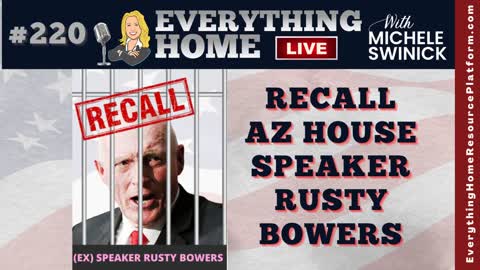 RECALL Arizona House Speaker RINO Rusty Bowers - He Didn't Want To Audit The Arizona Election!
