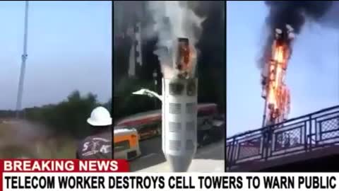Argentine, des employés des telecom détruisent des antennes 5G pour sensibiliser les populations !!!
