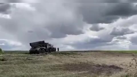 Kharkov - Russian MLRS strike Ukrainian Armed Forces positions