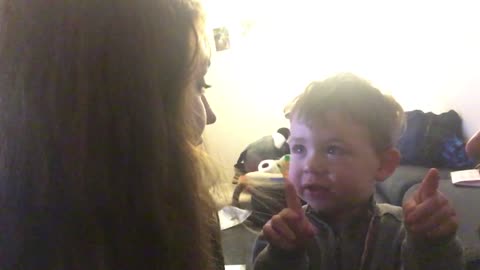 Kid Breaks His Parents Apart And Orders Them To Stop Kissing