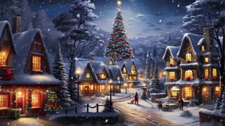 ⛄ Smooth and Relaxing Christmas Music at Winter Christmas Night 🎄 Top Christmas Songs 🎅🏼