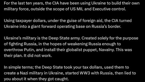 Clandestine - Nazi Military in Ukraine built & paid for by American taxpayers
